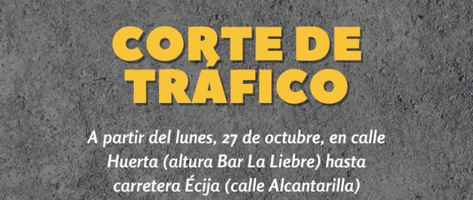 Rojo Simple Aviso a la Comunidad sobre Carretera Publicación de Facebook