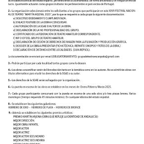 Bases Teatro 2025 - 2